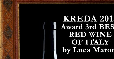 KREDA 2018 - 3rd Best Red Wine of Italy